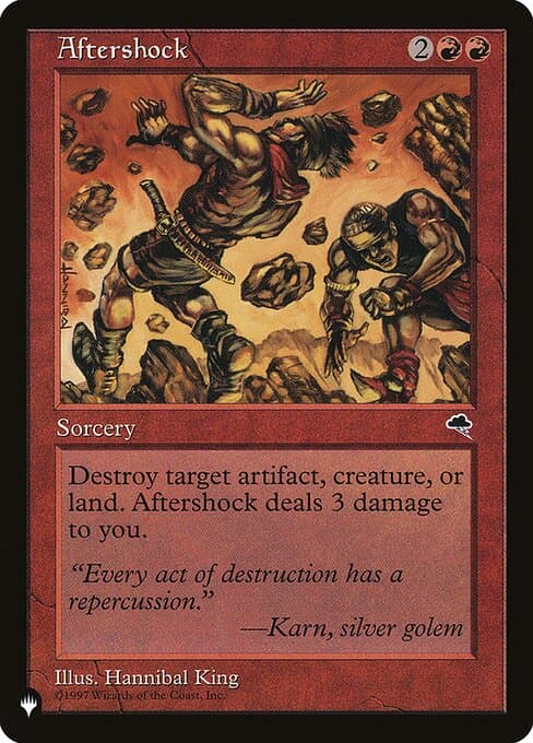 Aftershock from The List (Common)