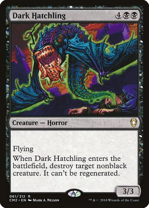 Dark Hatchling from Commander Anthology Volume II (Rare)