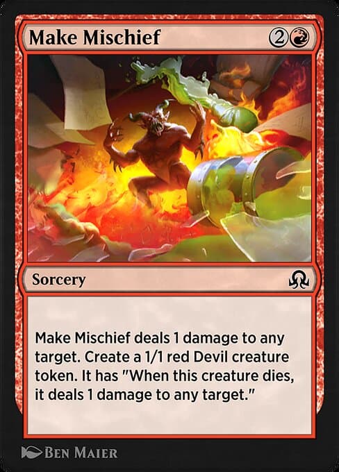 Make Mischief from Shadows over Innistrad Remastered (Common)
