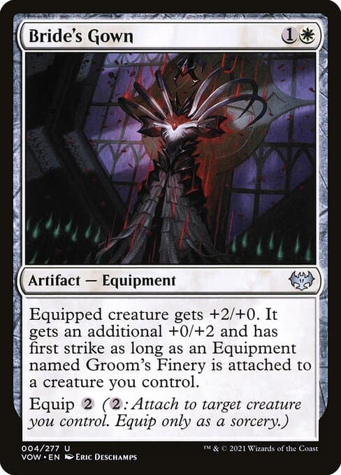 Bride's Gown from Innistrad: Crimson Vow (Uncommon)