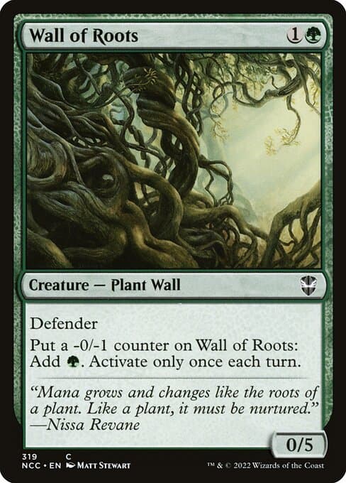 Wall of Roots from New Capenna Commander (Common)