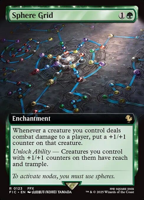 Sphere Grid from Final Fantasy Commander (Rare)