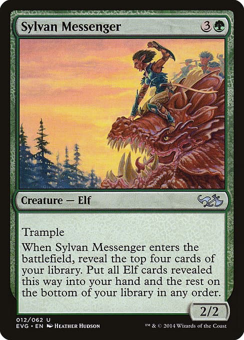 Sylvan Messenger from Duel Decks Anthology: Elves vs. Goblins (Uncommon)