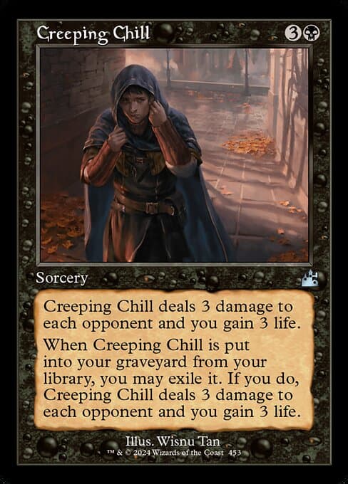 Creeping Chill from Ravnica Remastered (Uncommon)
