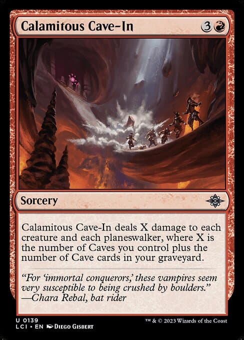 Calamitous Cave-In (Uncommon)