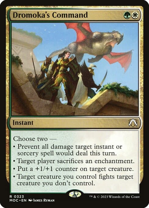 Dromoka's Command from March of the Machine Commander (Rare)