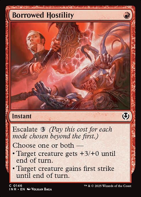 Borrowed Hostility from Innistrad Remastered (Common)