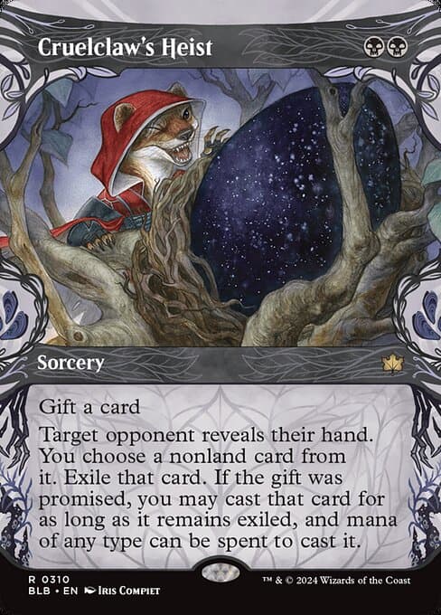 Cruelclaw's Heist from Bloomburrow (Rare)