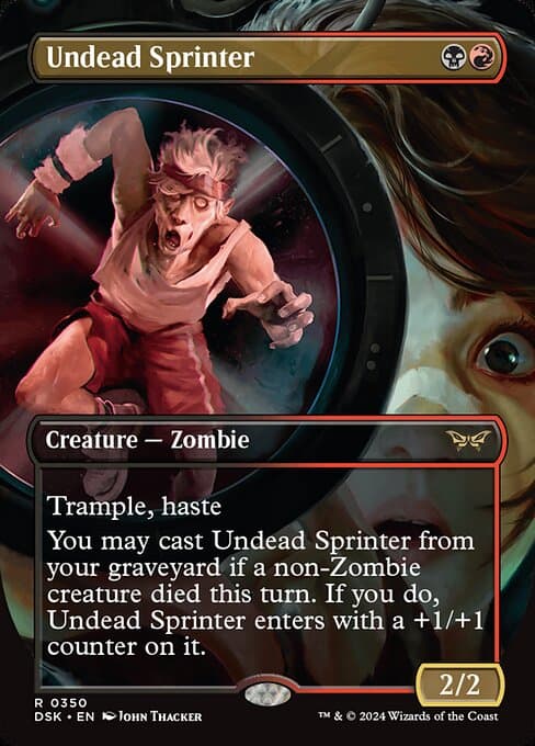 Undead Sprinter from Duskmourn: House of Horror (Rare)