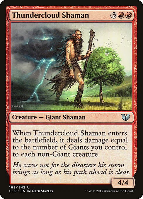 Thundercloud Shaman from Commander 2015 (Uncommon)