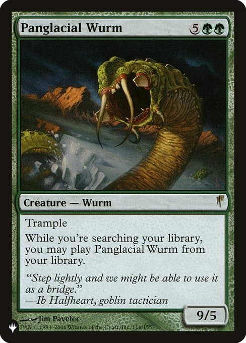 Panglacial Wurm from The List (Rare)