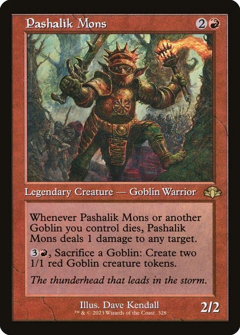 Pashalik Mons from Dominaria Remastered (Rare)