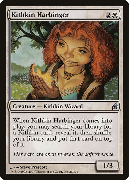 Kithkin Harbinger from Lorwyn (Uncommon)
