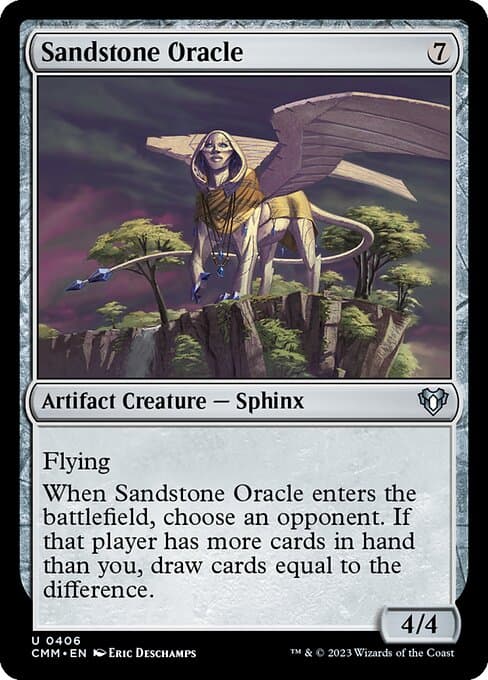 Sandstone Oracle from Commander Masters (Uncommon)