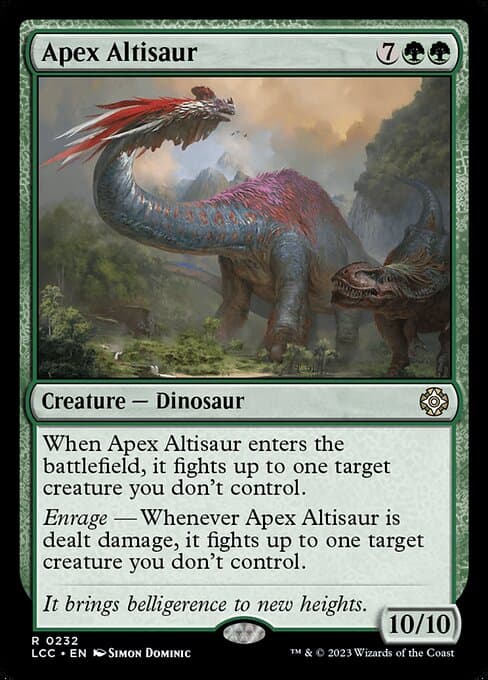 Apex Altisaur from The Lost Caverns of Ixalan Commander (Rare)