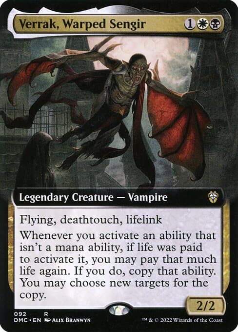 Verrak, Warped Sengir from Dominaria United Commander (Rare)