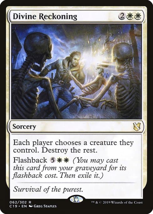 Divine Reckoning from Commander 2019 (Rare)