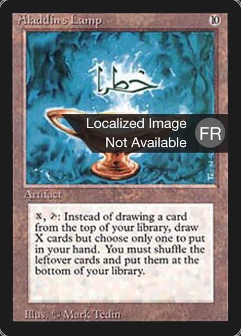 Aladdin's Lamp from Foreign Black Border (Rare)