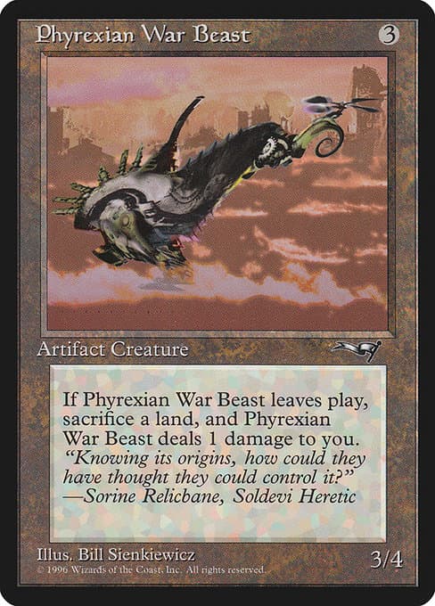 Phyrexian War Beast from Alliances (Common)