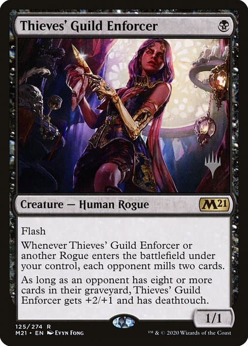 Thieves' Guild Enforcer from Core Set 2021 Promos (Rare)