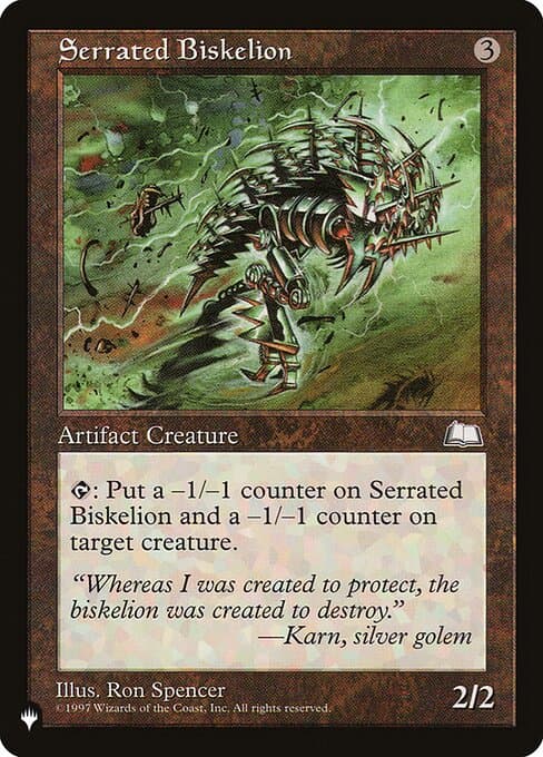 Serrated Biskelion from The List (Uncommon)