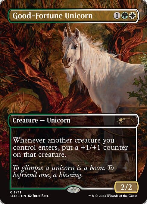 Good-Fortune Unicorn from Secret Lair Drop (Rare)