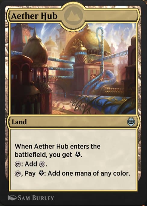 Aether Hub from Kaladesh Remastered (Uncommon)