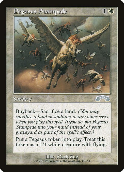 Pegasus Stampede from Exodus (Uncommon)