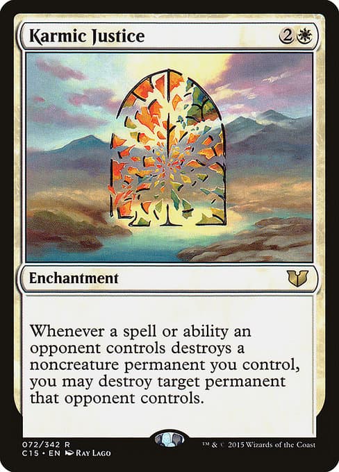 Karmic Justice from Commander 2015 (Rare)