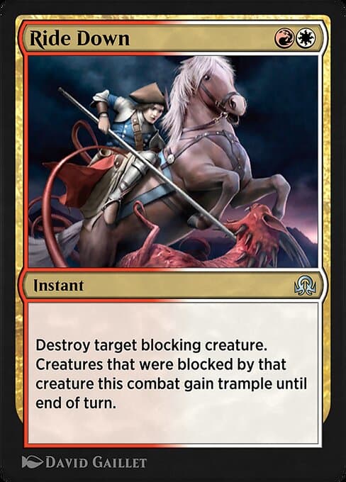 Ride Down from Shadows over Innistrad Remastered (Uncommon)