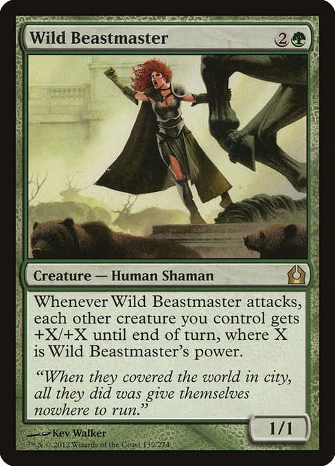 Wild Beastmaster from Return to Ravnica (Rare)