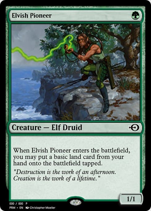 Elvish Pioneer from Magic Online Promos (Common)
