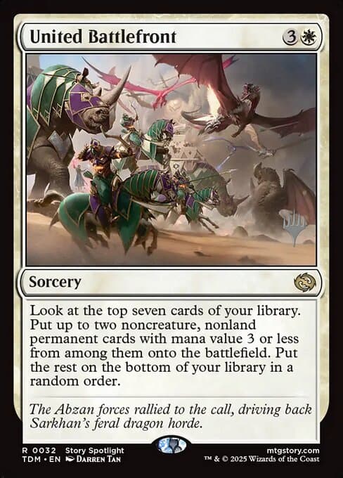 United Battlefront from Tarkir: Dragonstorm Promos (Rare)