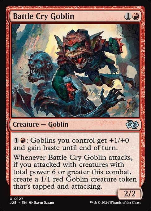 Battle Cry Goblin from Foundations Jumpstart (Uncommon)