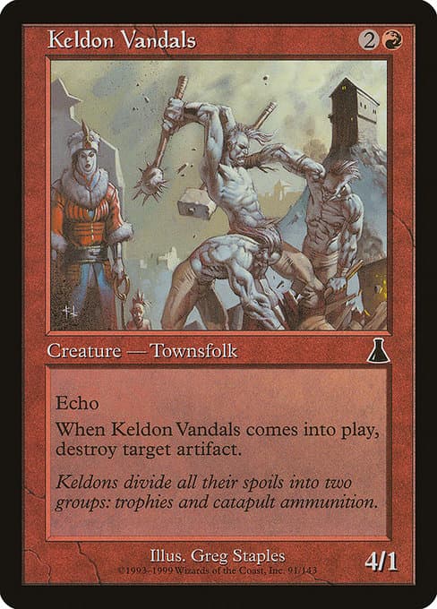 Keldon Vandals from Urza's Destiny (Common)