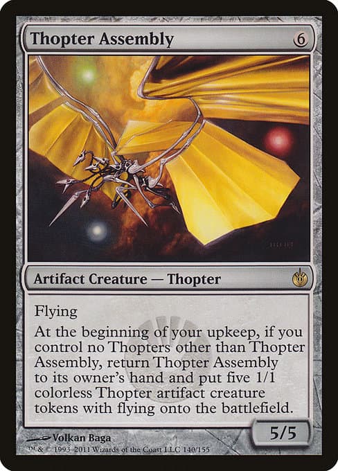 Thopter Assembly from Mirrodin Besieged (Rare)
