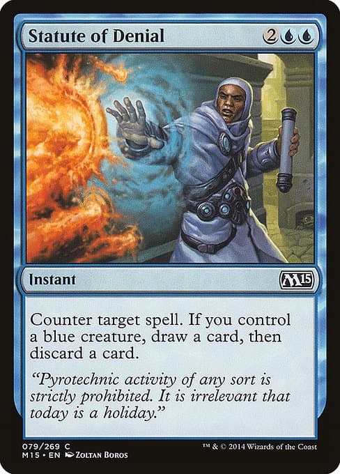Statute of Denial from Magic 2015 (Common)