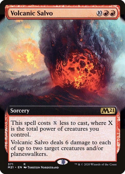 Volcanic Salvo from Core Set 2021 (Rare)