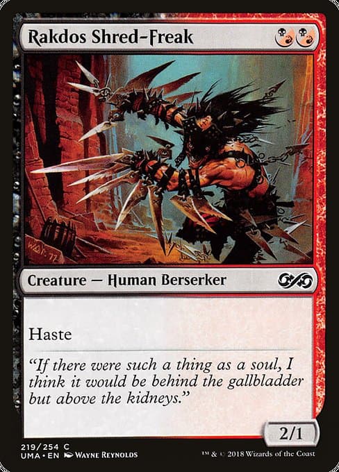 Rakdos Shred-Freak from Ultimate Masters (Common)