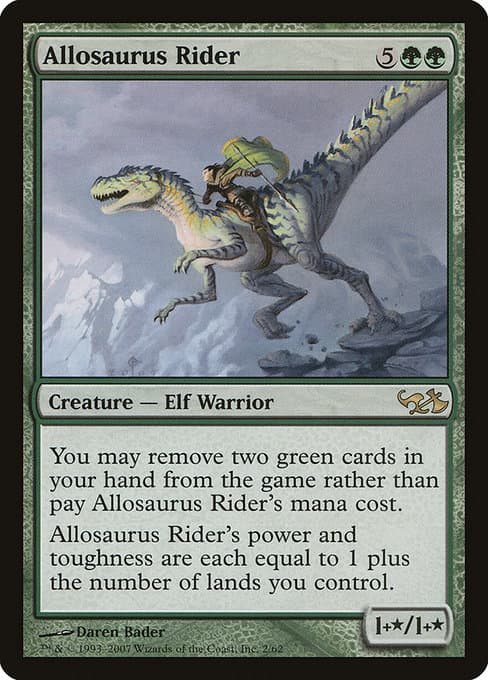 Allosaurus Rider from Duel Decks: Elves vs. Goblins (Rare)