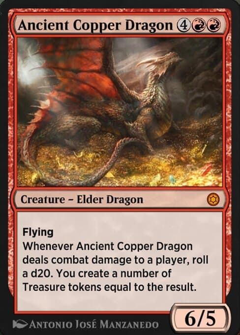 Ancient Copper Dragon from Alchemy Horizons: Baldur's Gate (Mythic)