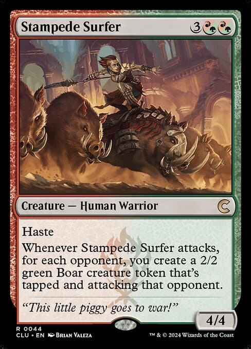 Stampede Surfer from Ravnica: Clue Edition (Rare)