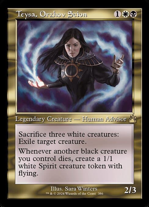 Teysa, Orzhov Scion from Ravnica Remastered (Rare)
