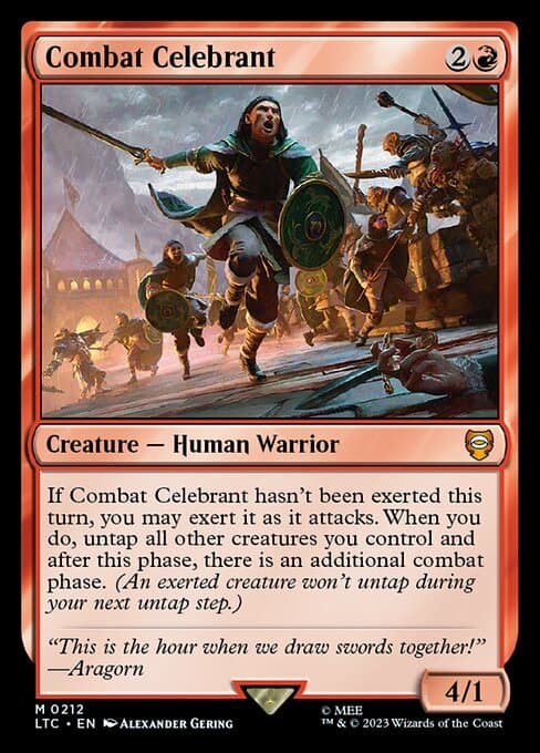 Combat Celebrant from Tales of Middle-earth Commander (Mythic)