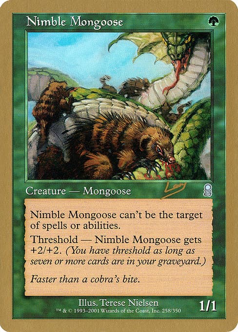 Nimble Mongoose from World Championship Decks 2002 (Uncommon)