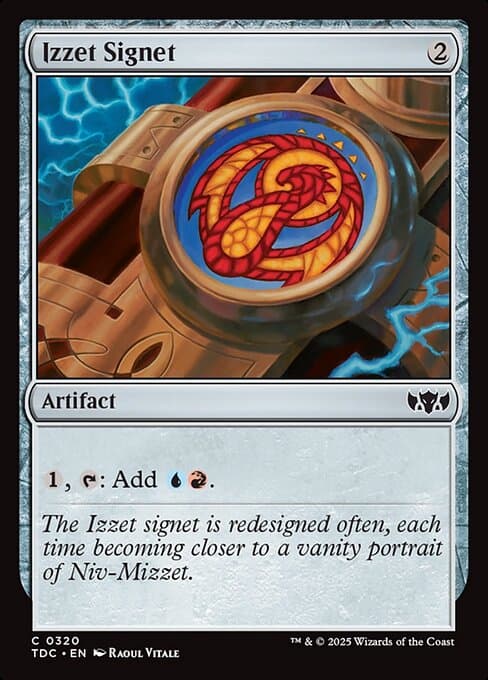 Izzet Signet from Tarkir: Dragonstorm Commander (Common)