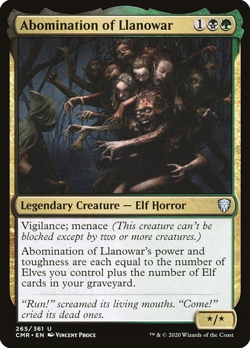 Abomination of Llanowar from Commander Legends (Uncommon)