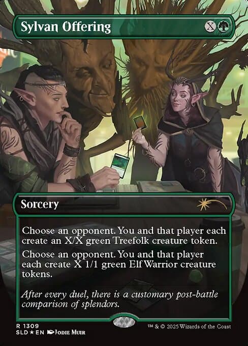 Sylvan Offering from Secret Lair Drop (Rare)