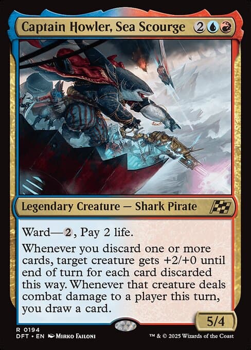 Captain Howler, Sea Scourge from Aetherdrift (Rare)