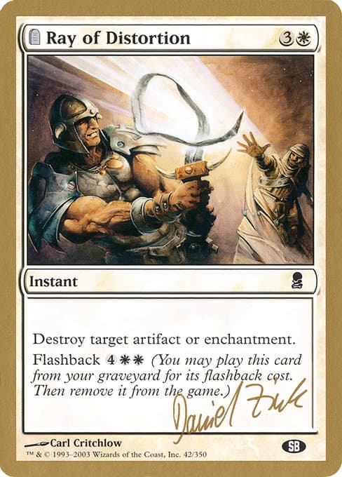 Ray of Distortion from World Championship Decks 2003 (Common)